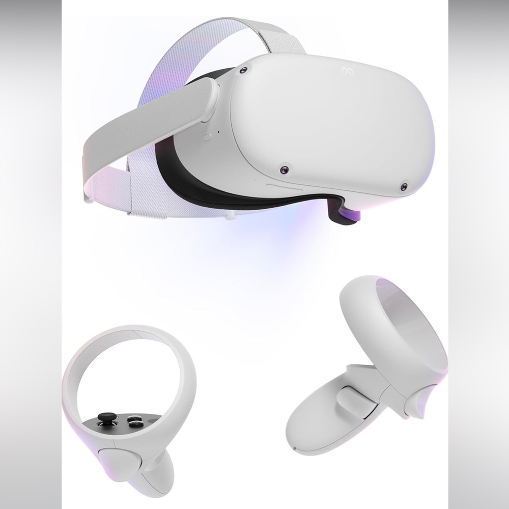 OCULUS QUEST 2 WITH CONTROLLERS + CARRYING BAG